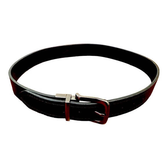 COLUMBIA BLACK BELT - vegan leather - youth medium - Picture 1 of 4